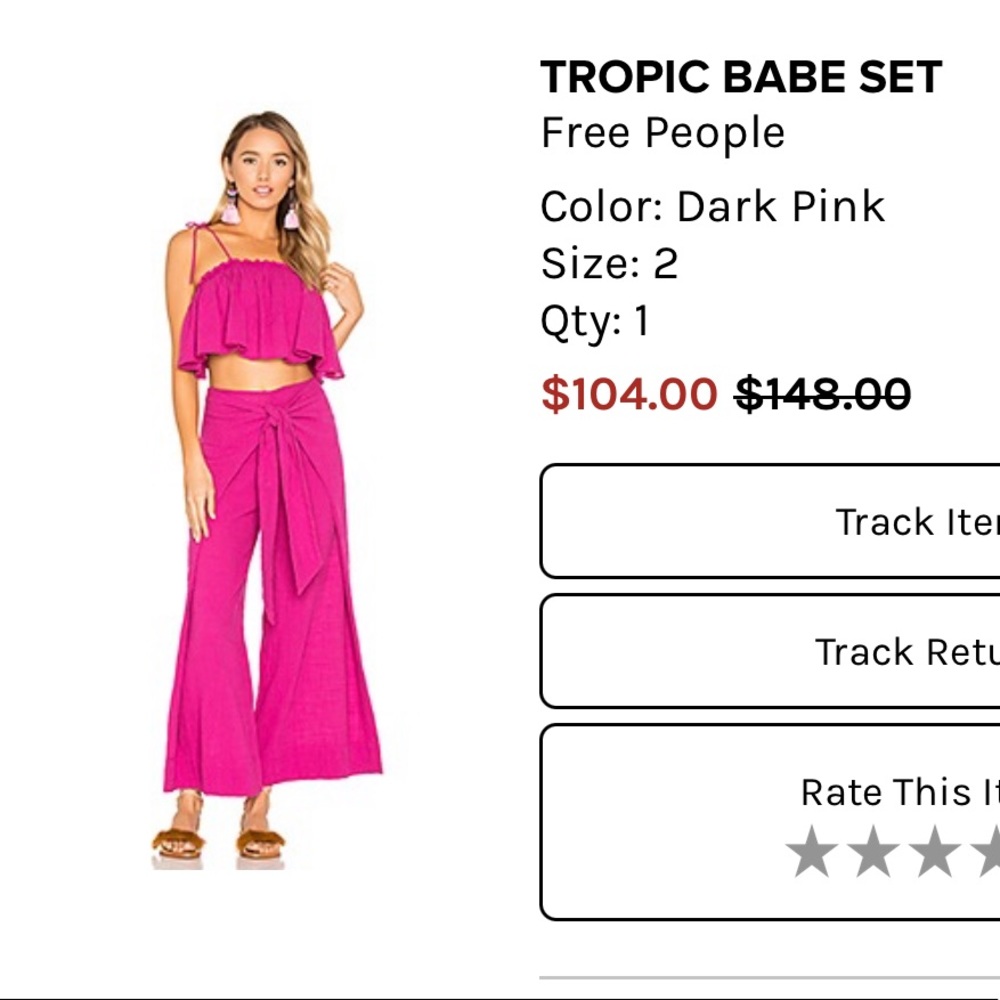 Free People Tropic Babe Set